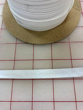 Bias Tape: Single Fold 1/2-inch Wide White